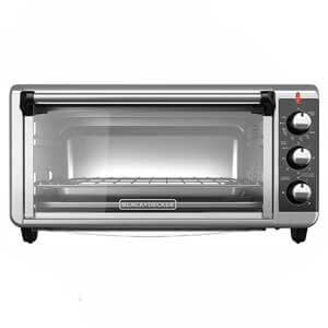 BLACK+DECKER Convection Countertop Toaster Oven for Frozen Pizza
