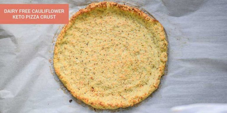Cauliflower Pizza Crust Keto Recipe