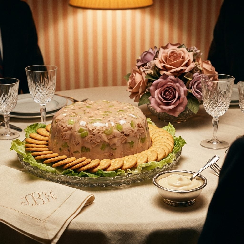 The Tuna Mold: A Mayonnaise Suspension Situation That Somehow Made It to the Good China