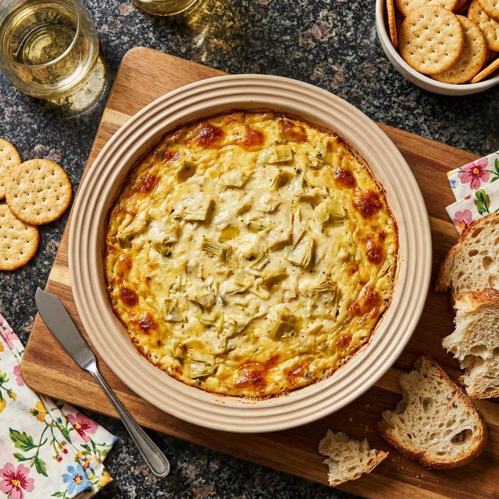 Artichoke Dip So Loaded with Mayonnaise It Could Caulk a Bathtub