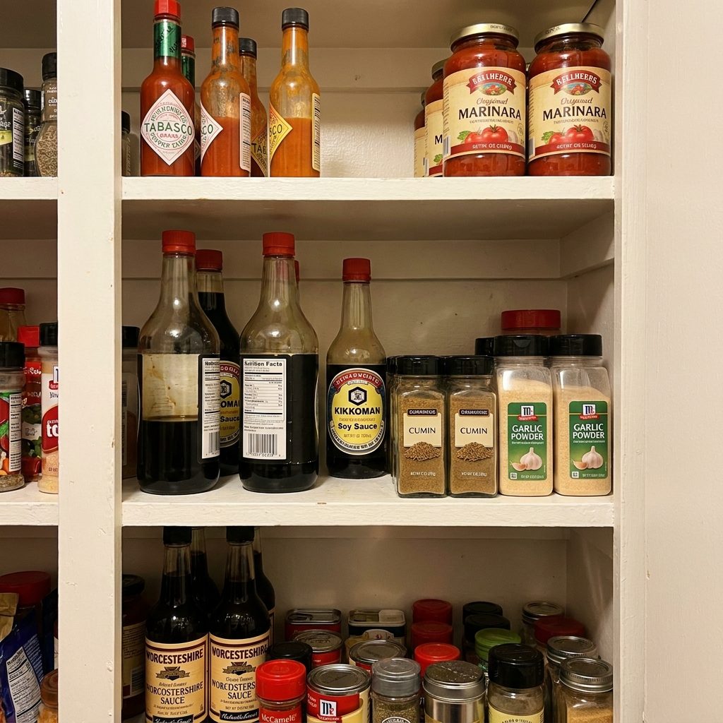 Constantly Buying Duplicate Condiments, Sauces, and Spices Because Nobody Can Find What's Already in the Pantry