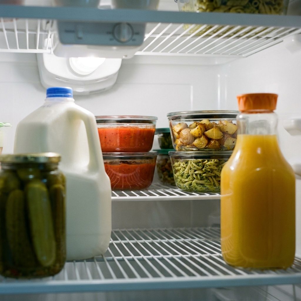 Pushing Leftovers to the Back of the Fridge Where They Quietly Become Science Experiments