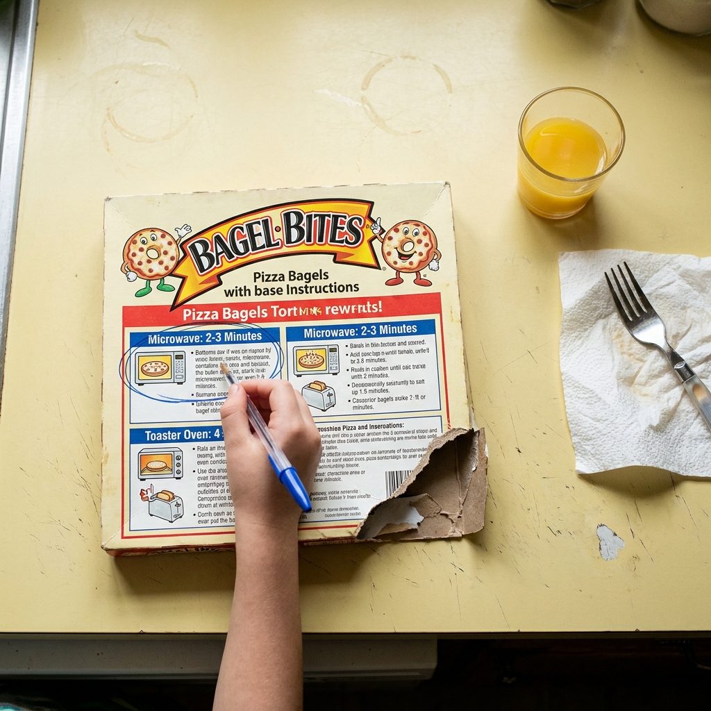 The Back of the Bagel Bites Box Had Instructions You Memorized Without Trying