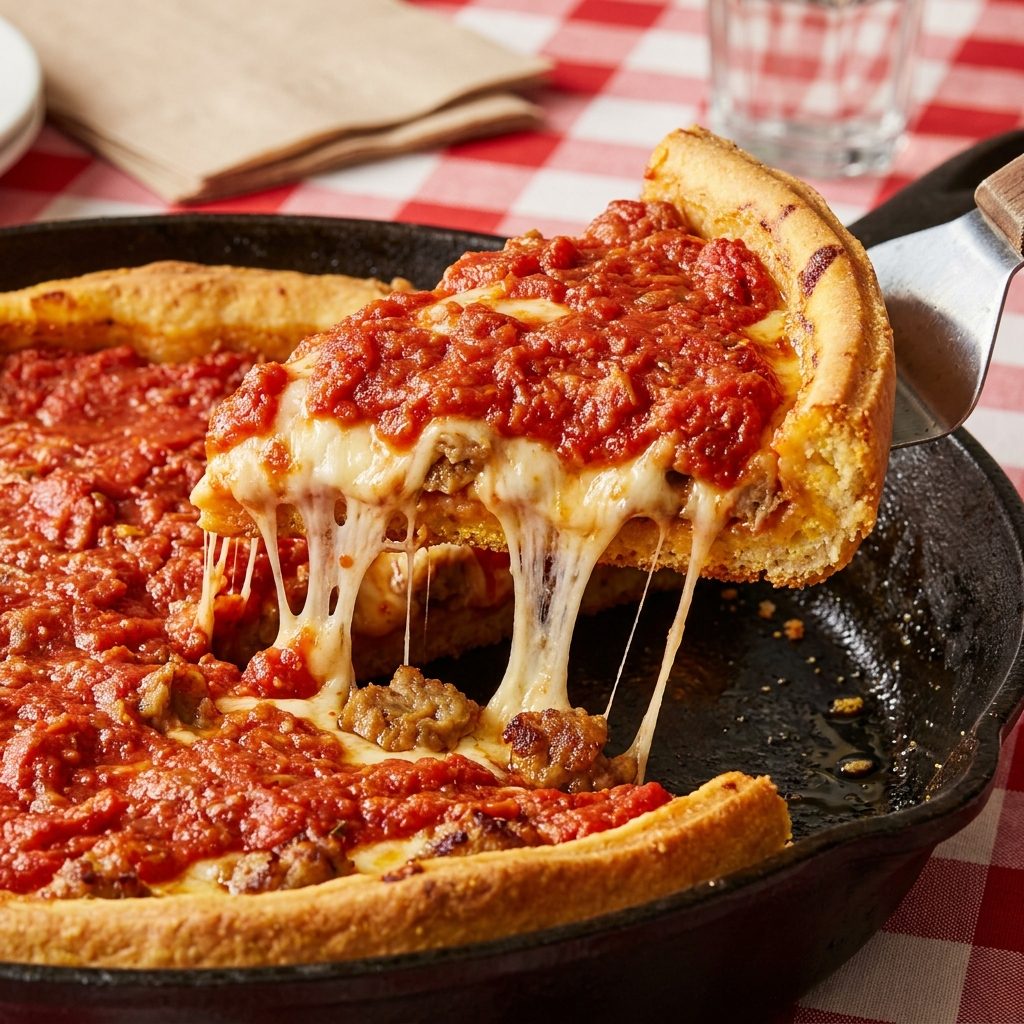 The Cheese Layer That Was Half an Inch Thick Before You Even Got to the Sausage