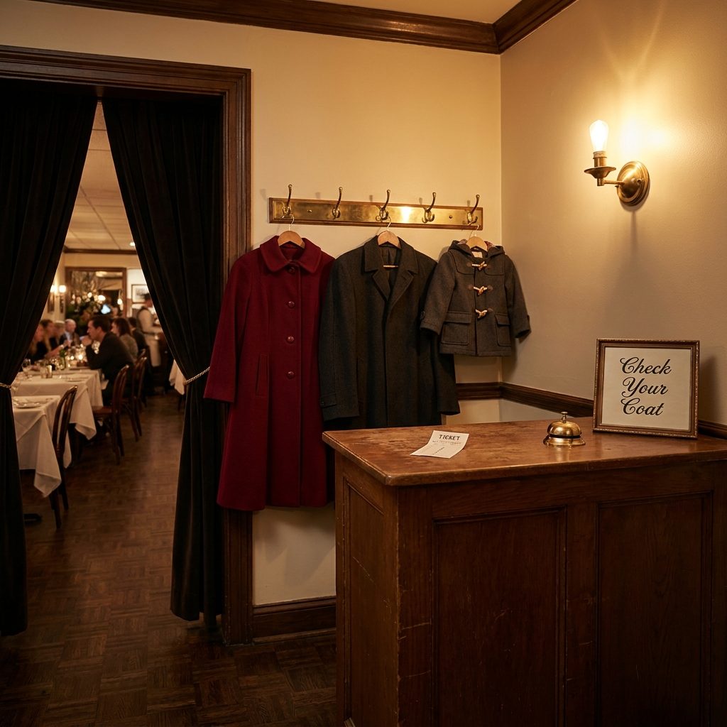 The Coat Check Ticket Folded Into Your Mother's Evening Bag