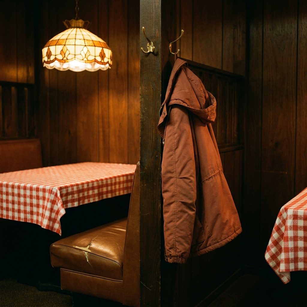 The Coat Hooks on the End of Every Booth That Nobody Could Reach