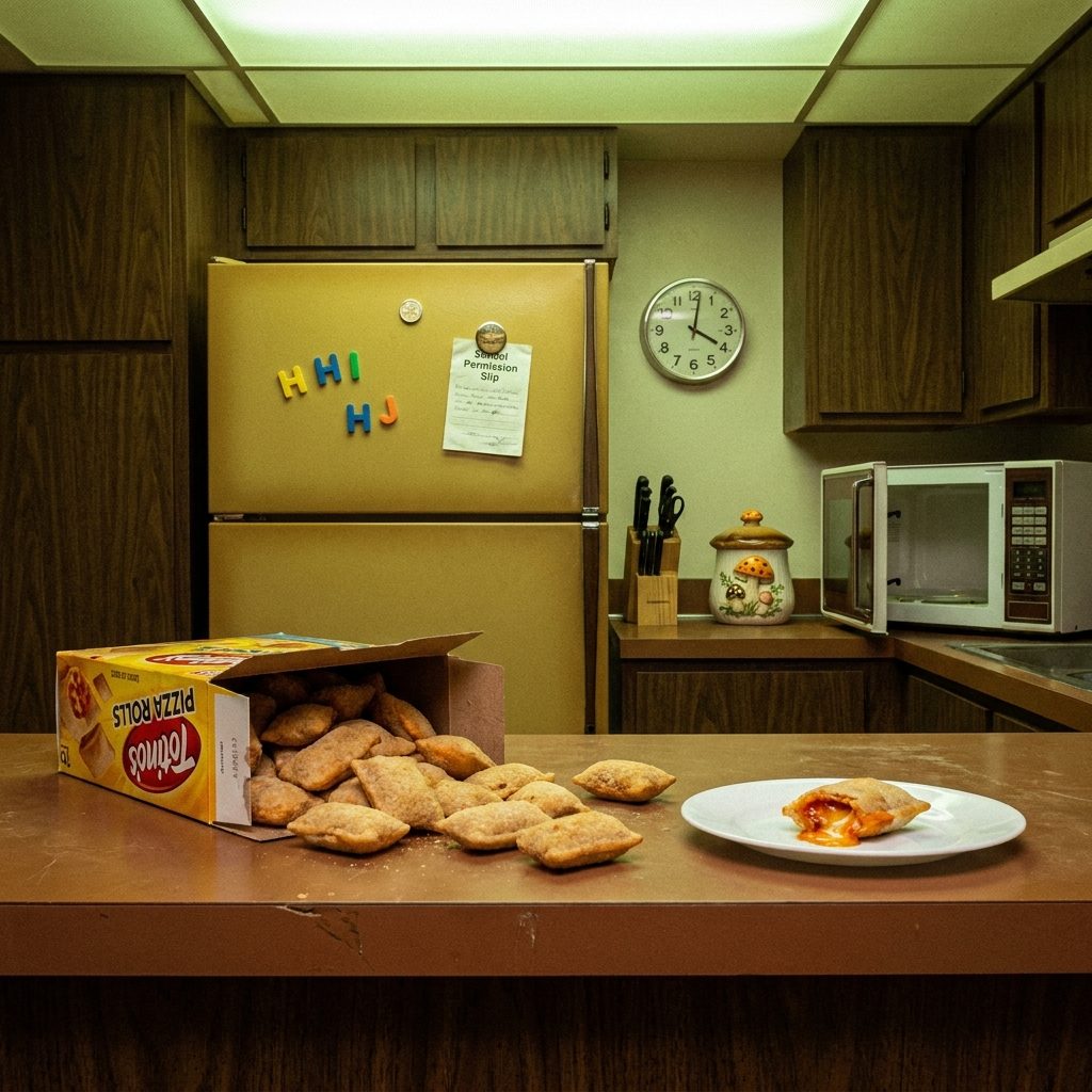 The Jeno's Pizza Roll Box That Rattled Like a Bag of Marbles When You Shook It