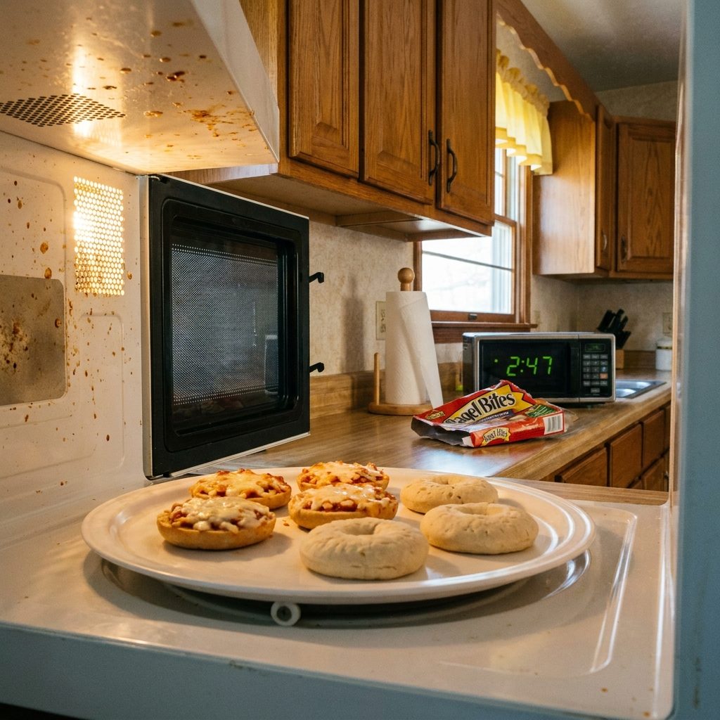 The Microwave Turntable That Spun Your Bagel Bites Like a Very Slow Carnival Ride