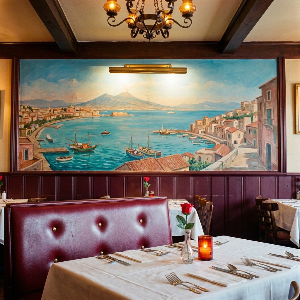 The Mural of Naples on the Back Wall That No One Ever Questioned