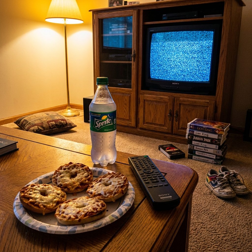 The Pizza Bagel as Official Friday-Night-No-Plans Food