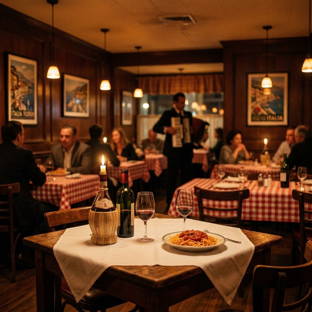 The Strolling Accordion Player Who Appeared Mid-Pasta
