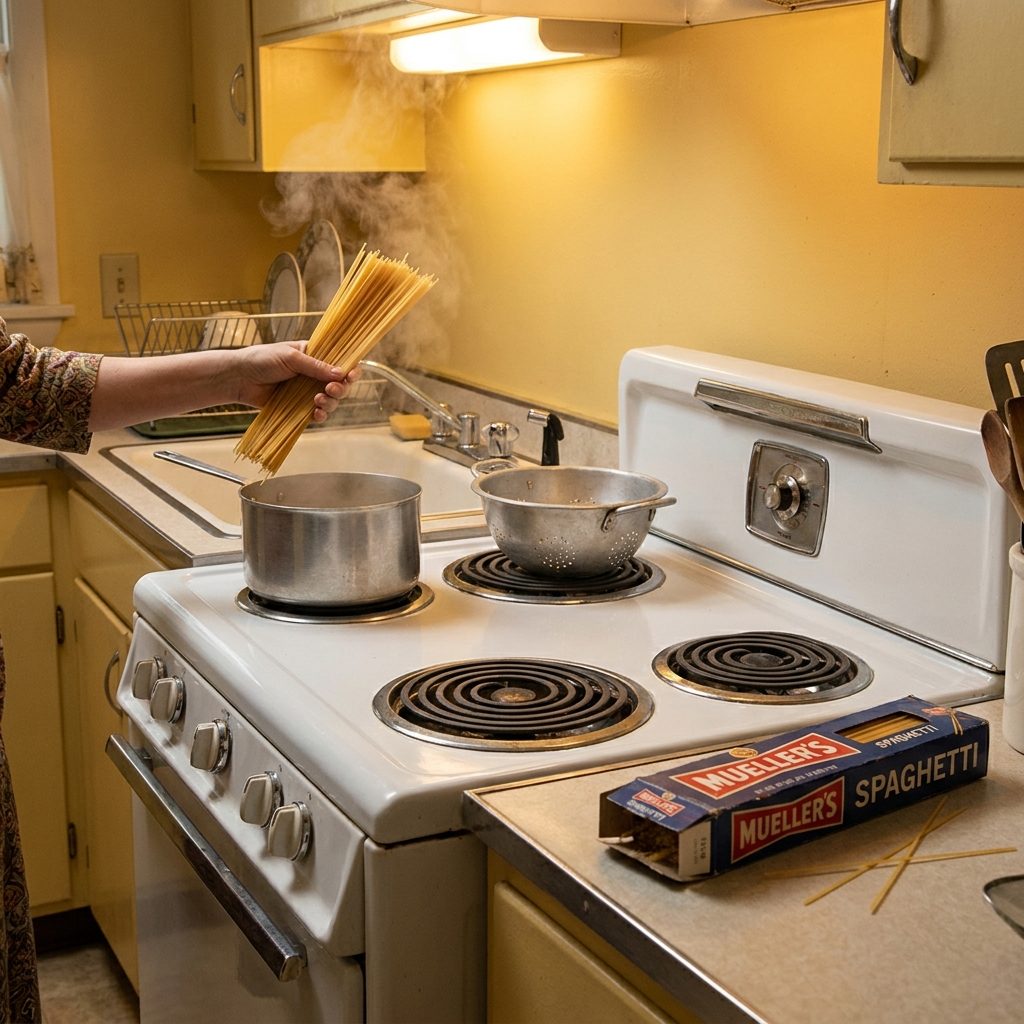 The Argument Over Whether to Break the Spaghetti in Half Before Boiling