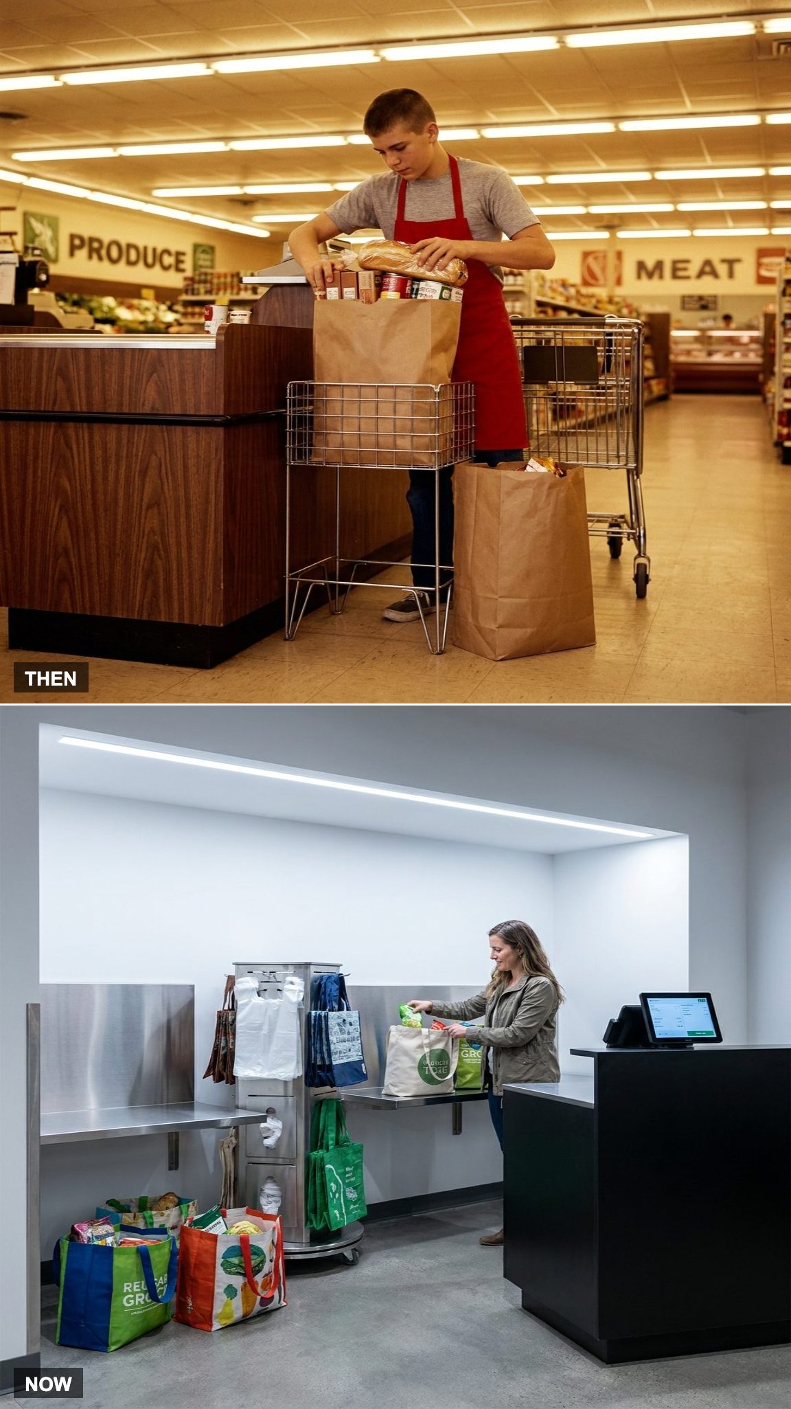 Bagging Stations and the Paper Bags That Went Home With You