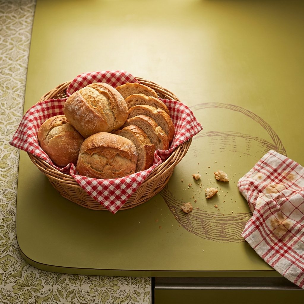 The Bread Basket That Hit the Table First and Emptied Fast