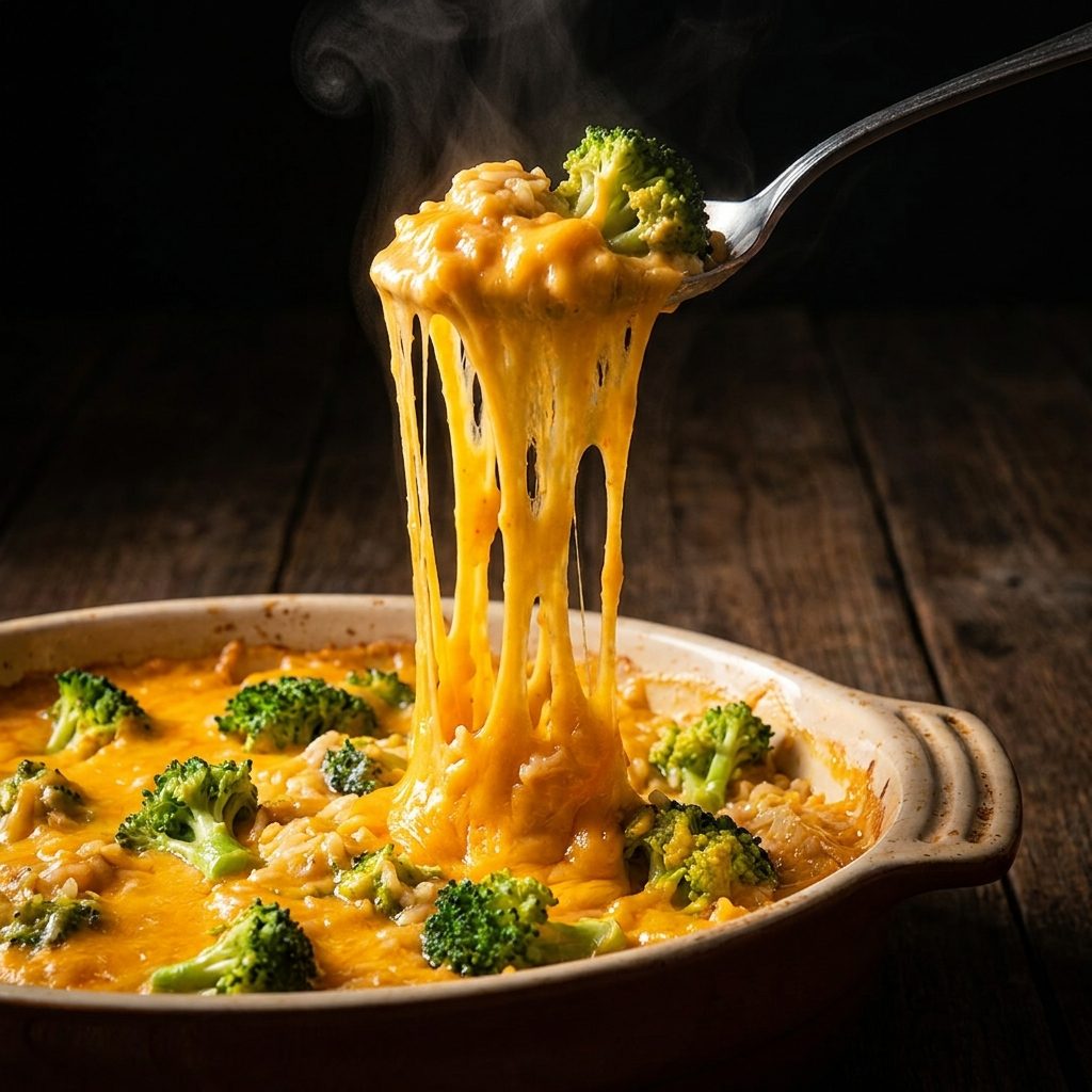 Broccoli Cheese Rice Casserole