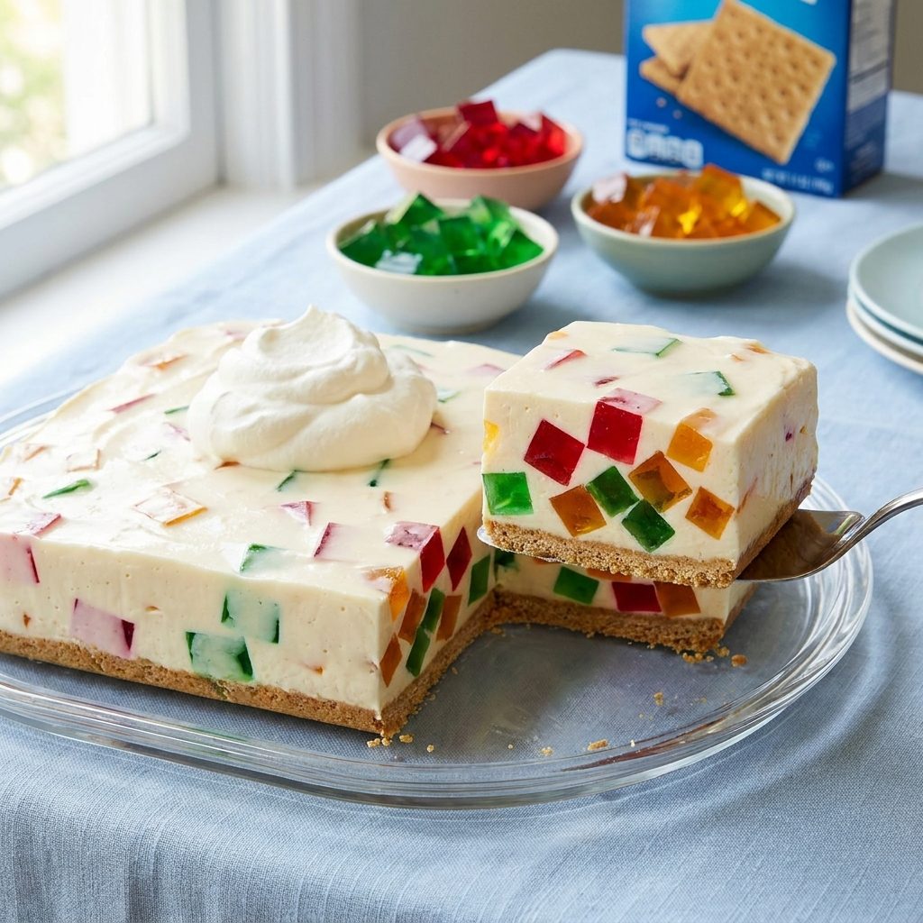 The Broken Glass Cake That Sparkled Like Stained-Glass Cubes