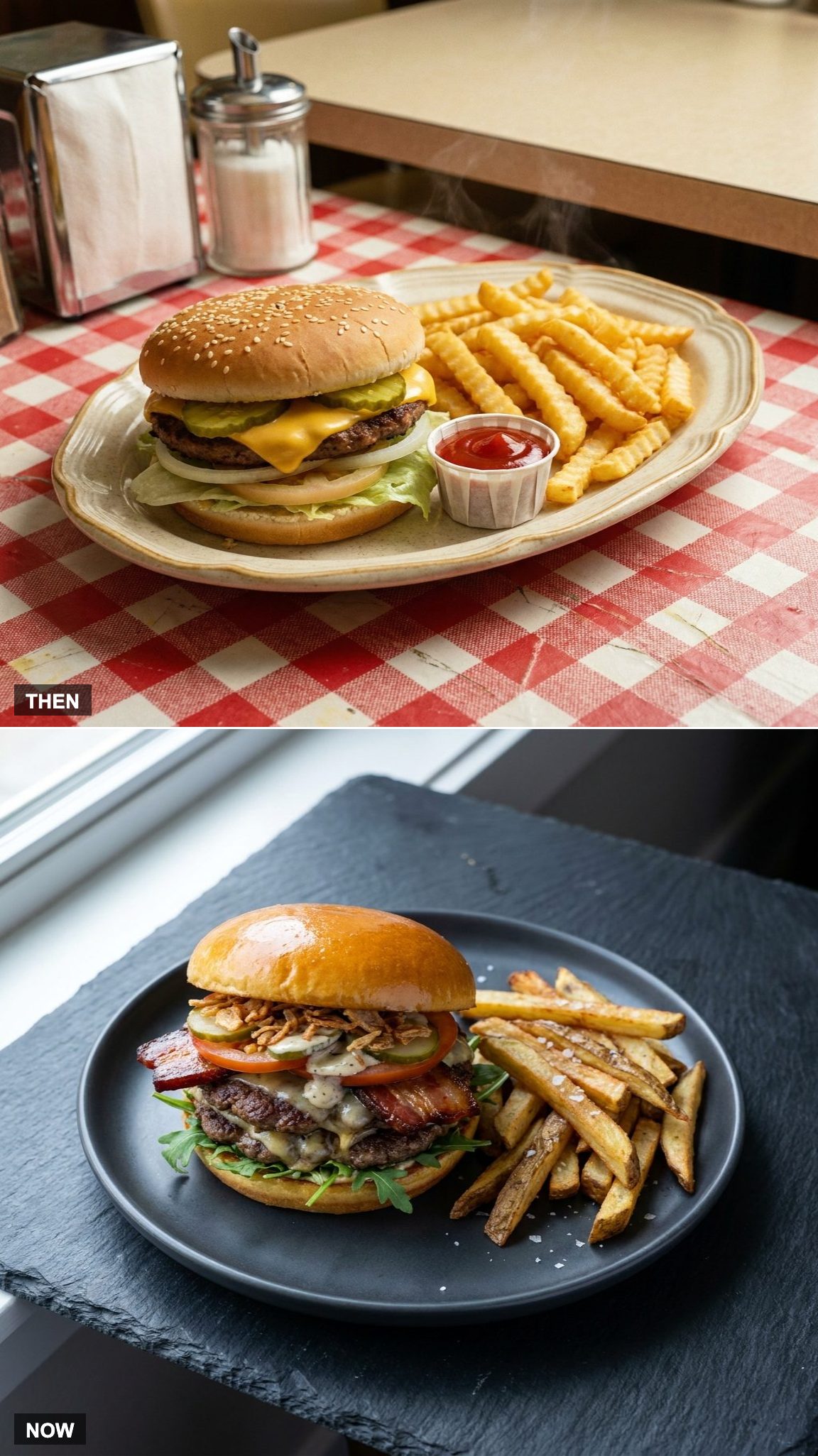 The Burger: From Two Toppings to a Tower of Extras