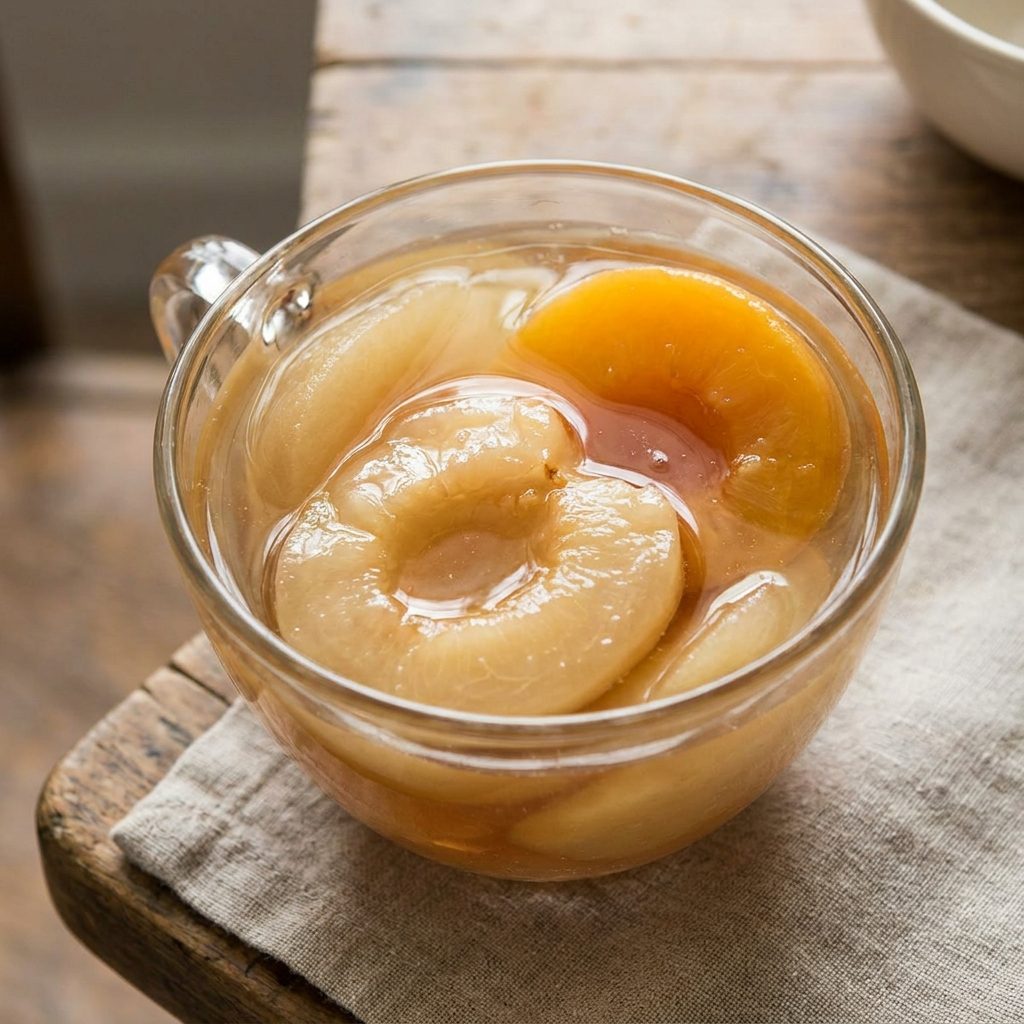 Canned Peach and Pear Halves That Left the Last Kid Mostly Juice