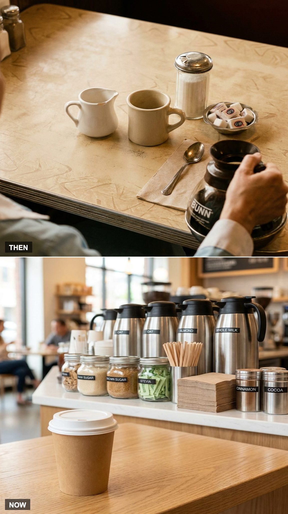 Table Service vs. the Self-Serve Fixings Bar