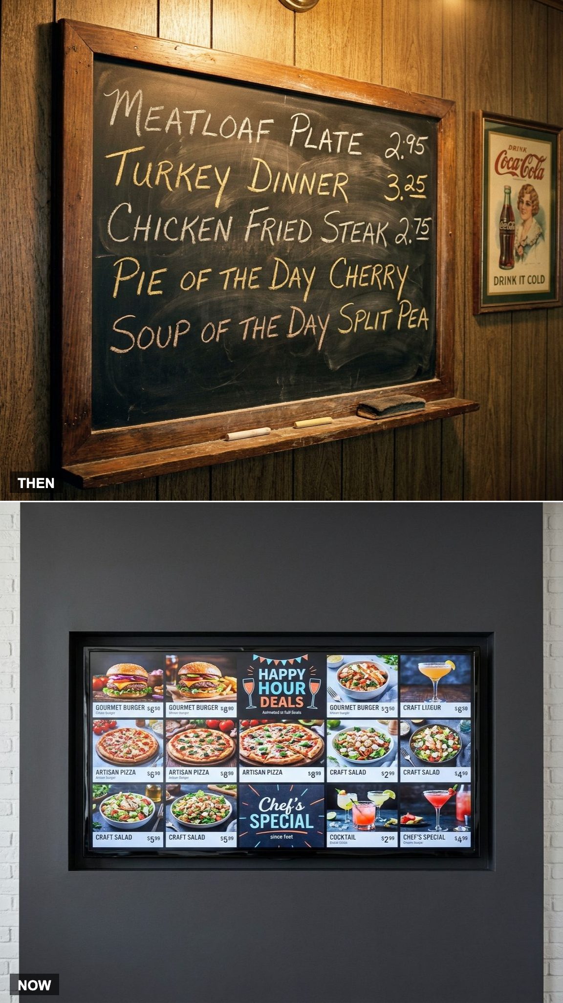 The Chalkboard Special vs. The Digital Menu Board