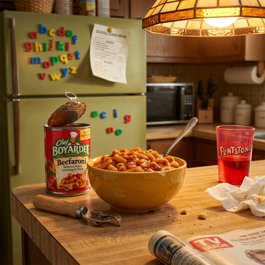 The Chef Boyardee Beefaroni Bowl That Was Really More of a Meal Than a Snack