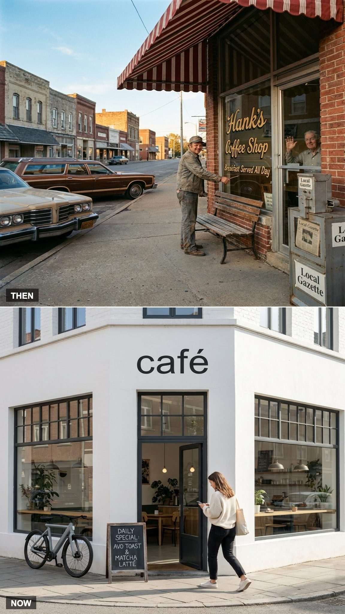 The Neighborhood Coffee Shop vs. the Portable Café Brand