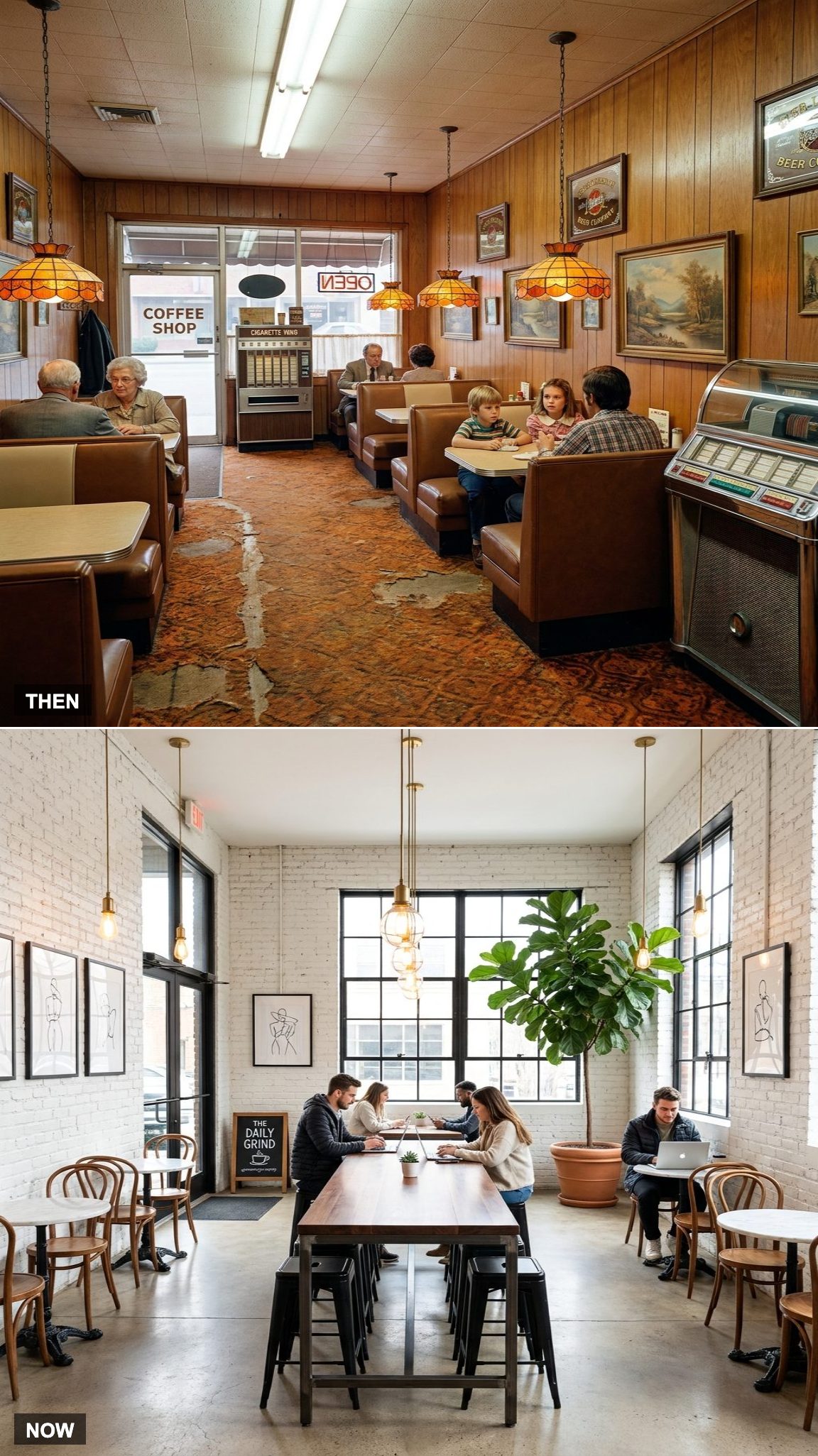 Before: The Décor Just Had to Work. After: The Room Is the Brand.