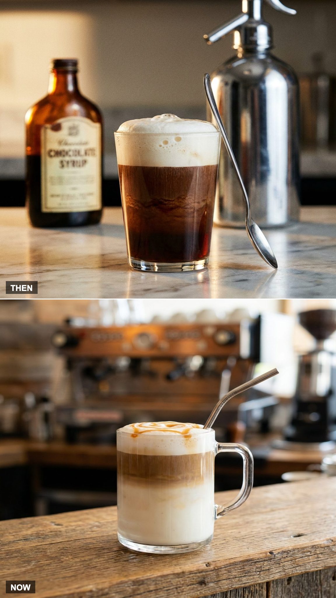 Egg Creams vs. Specialty Coffee Drinks