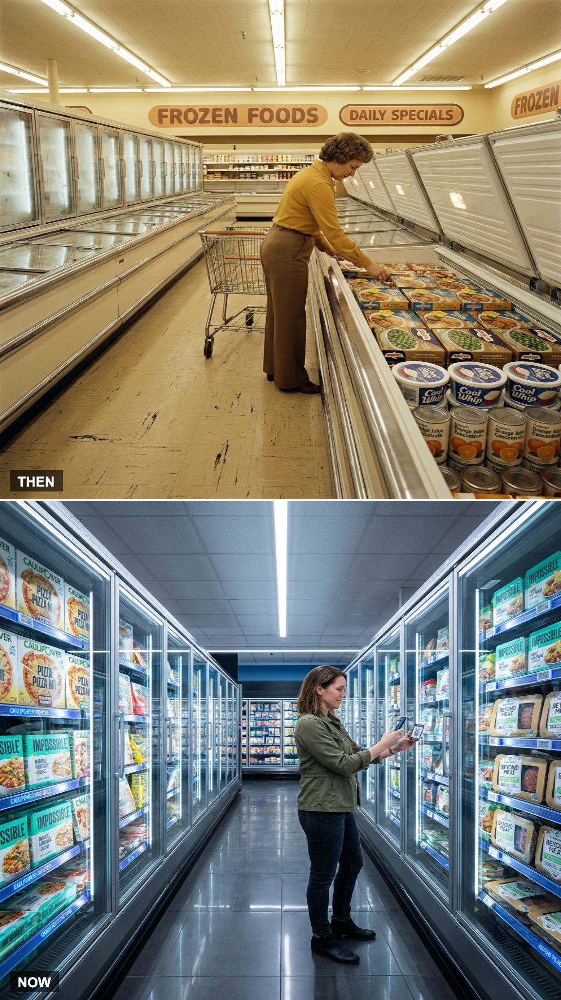 Frozen Food Sections