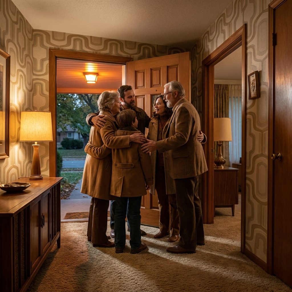 The Goodbye at the Door That Took Forty-Five Minutes