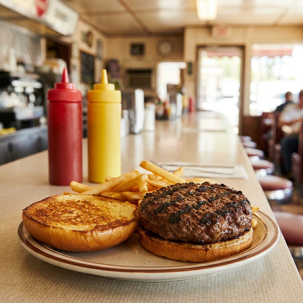 Hamburger and Fries: About 85 Cents in 1972
