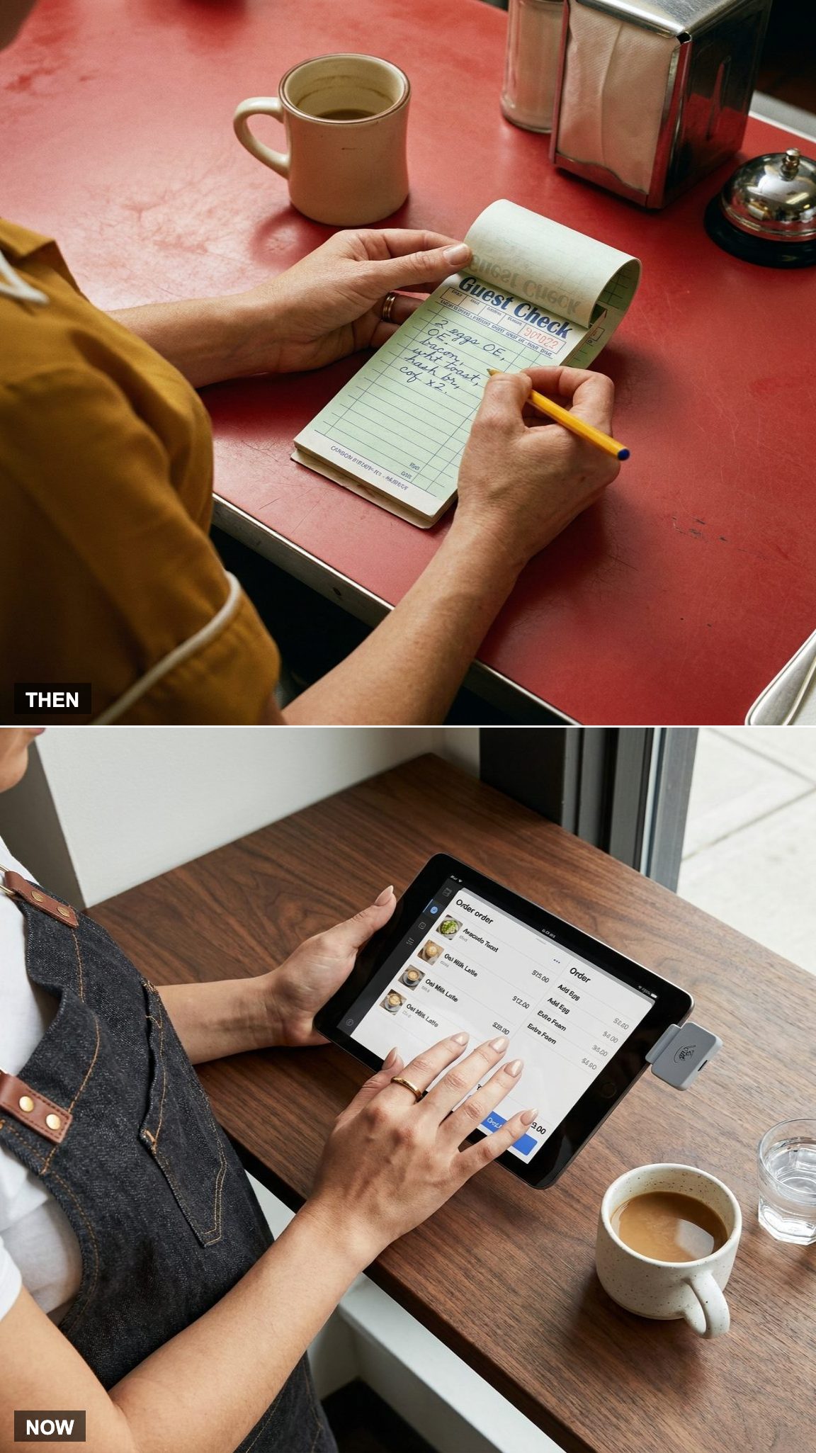 Handwritten Order Pads Gave Way to Tablets at the Hip