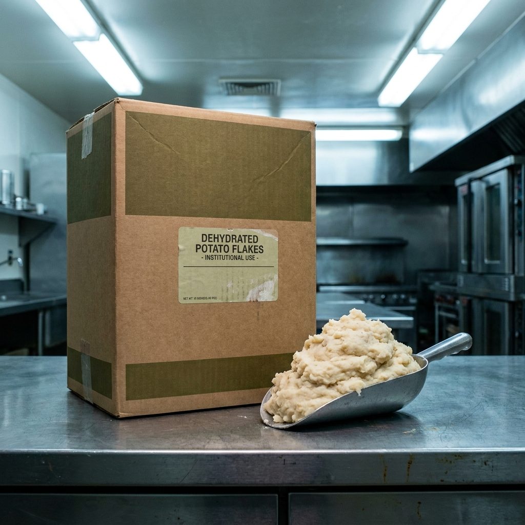 Instant Mashed Potatoes From a Giant Box of Flakes
