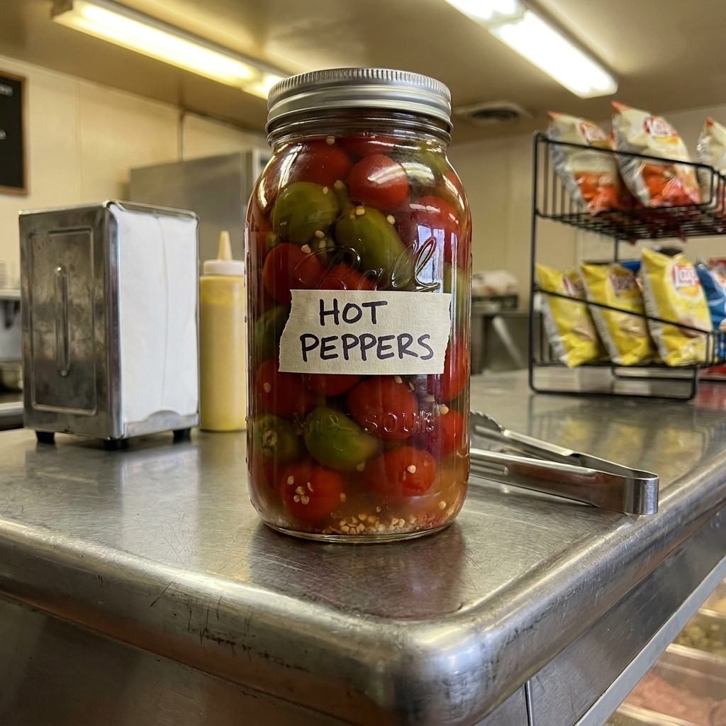 The Jar of Hot Peppers on the Counter That Separated the Regulars From Everyone Else