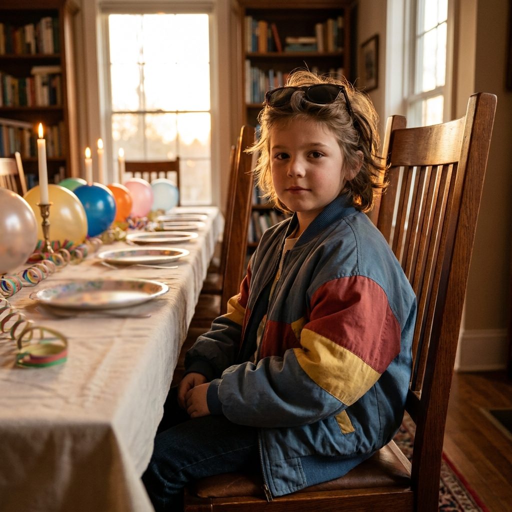 The Kid at the Very End of the Table