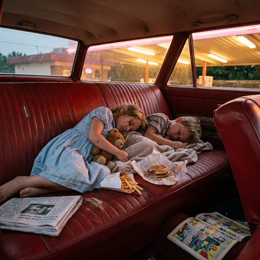 The Kids Falling Asleep in the Back Seat Halfway Through the Fries