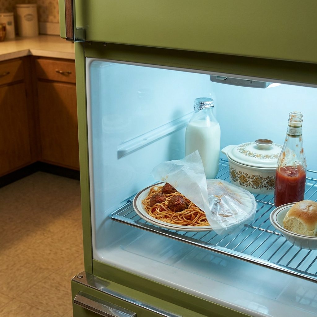 The Leftover Plate Covered With Wax Paper in the Fridge That Was Better the Next Day