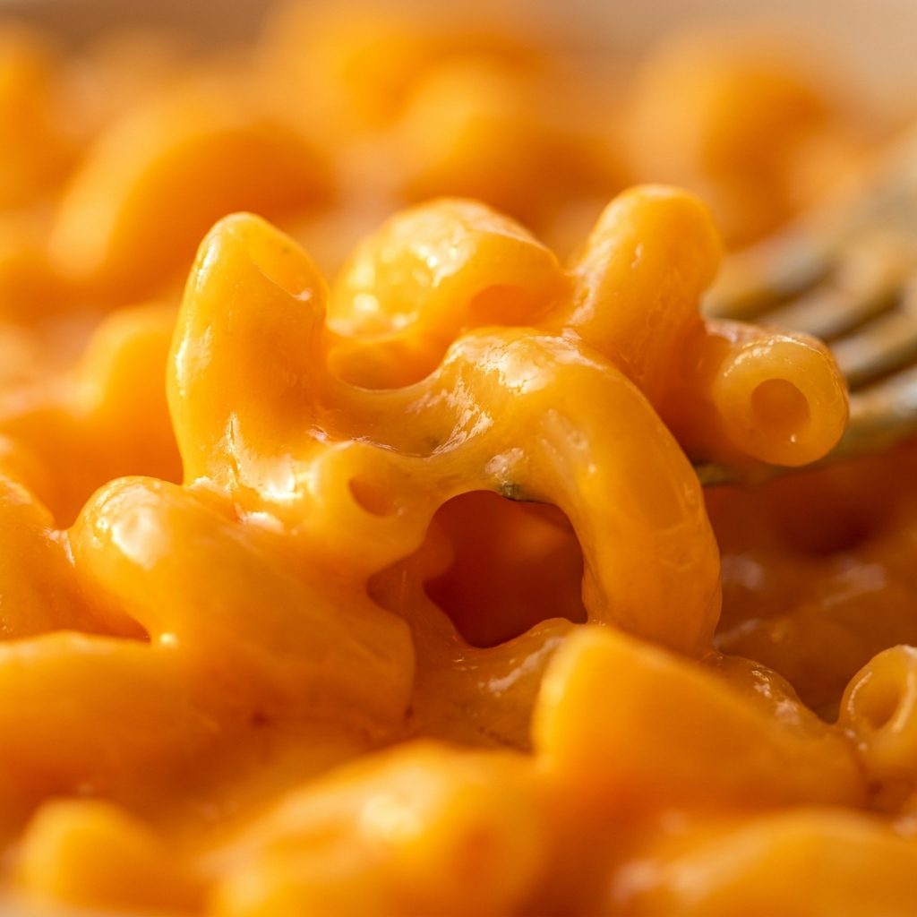 Macaroni and Cheese the Color of a Highlighter