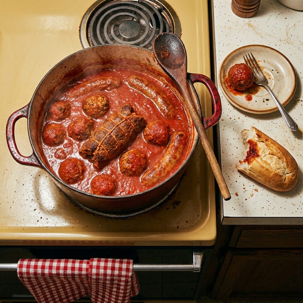 The Meatballs You Were Allowed to Steal From the Pot If You Were Fast Enough