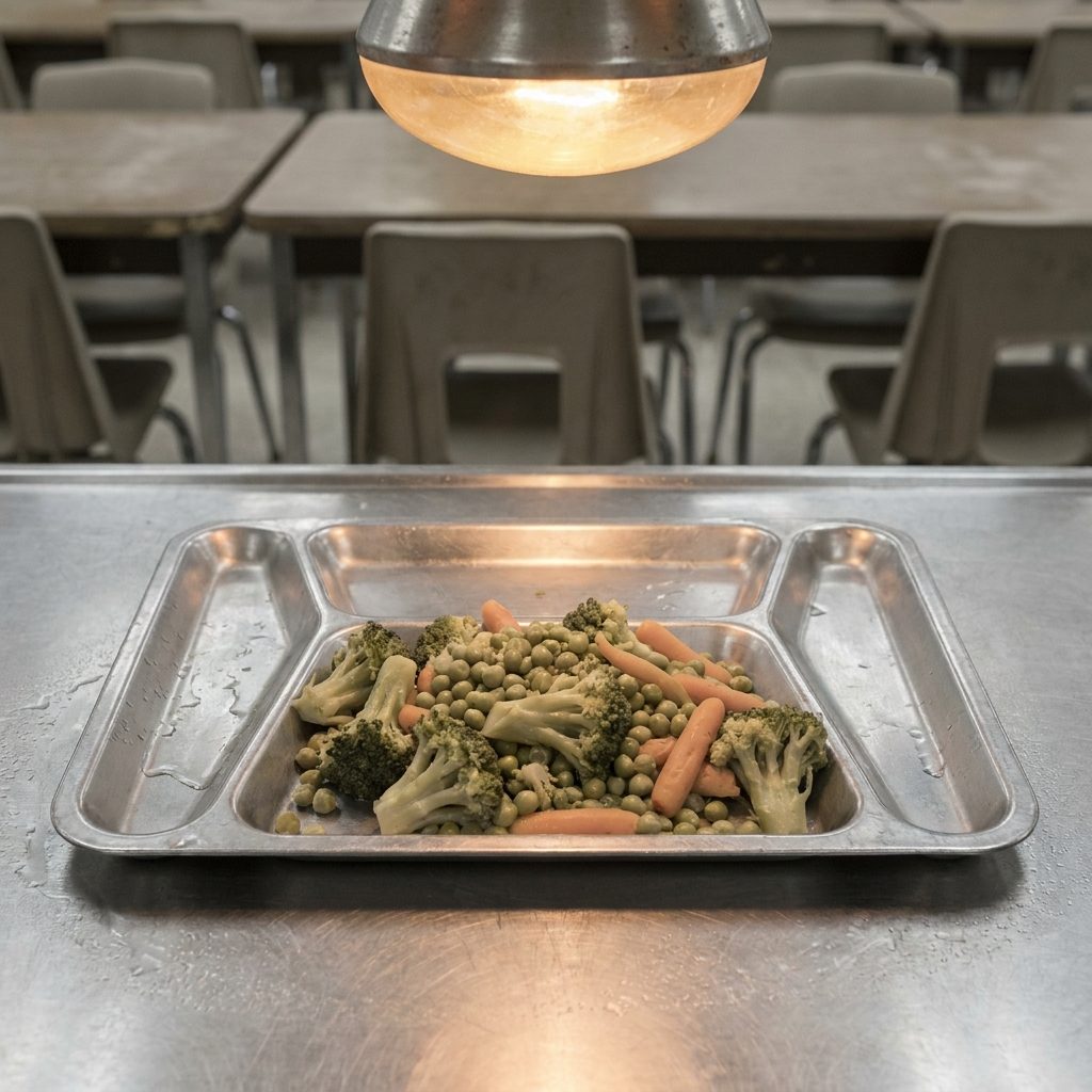 Mixed Vegetables Boiled Into a Gray-Green Surrender