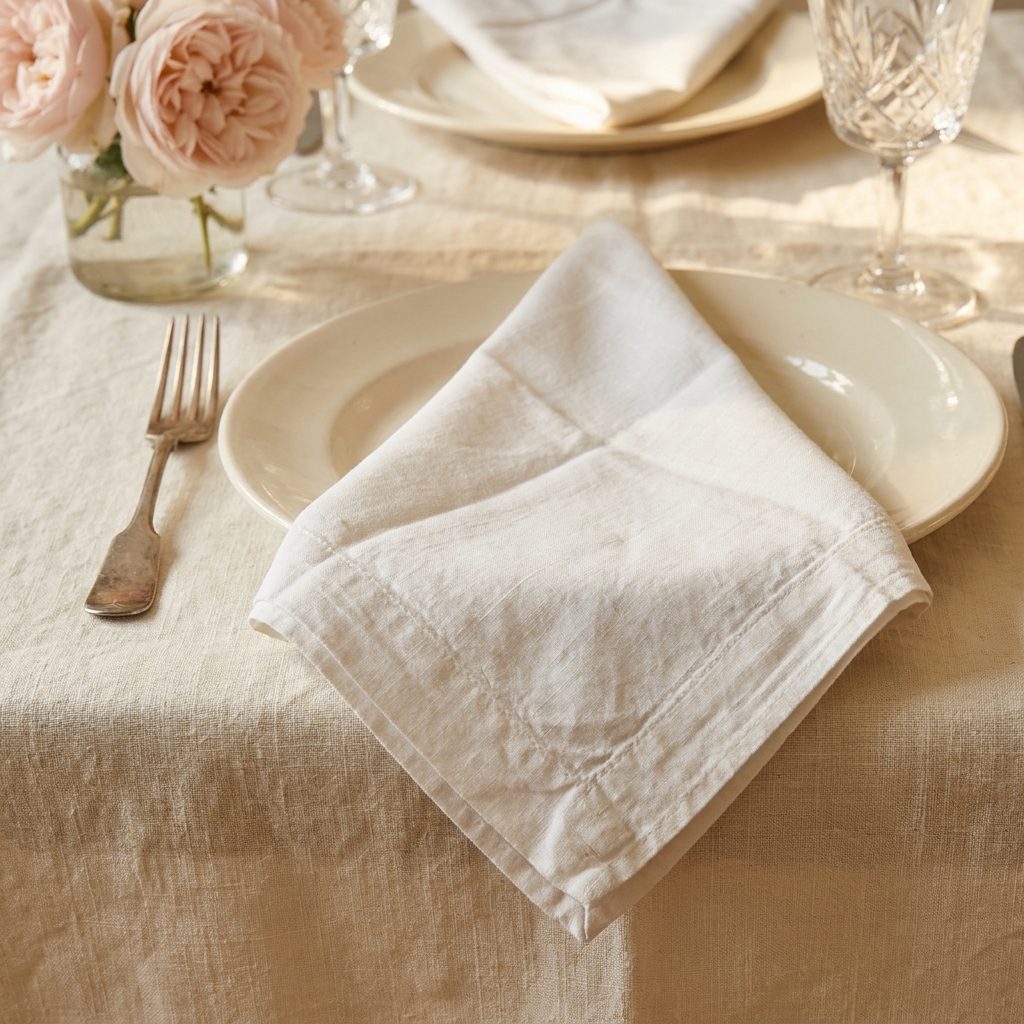 The Triangle Napkin Fold That Often Comes From an Older Table-Setting Tradition