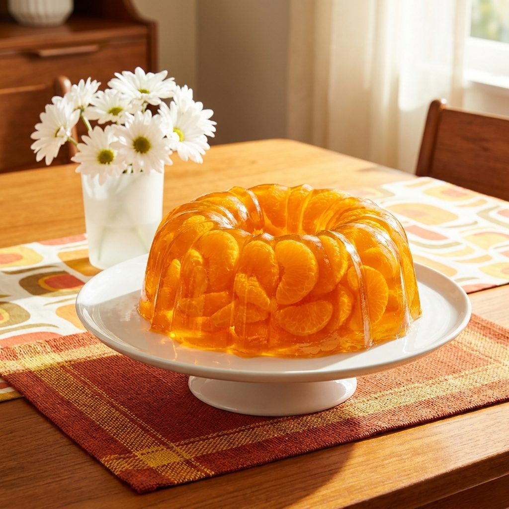 The Orange Jell-O and Mandarin Segments Suspended in Sunlight