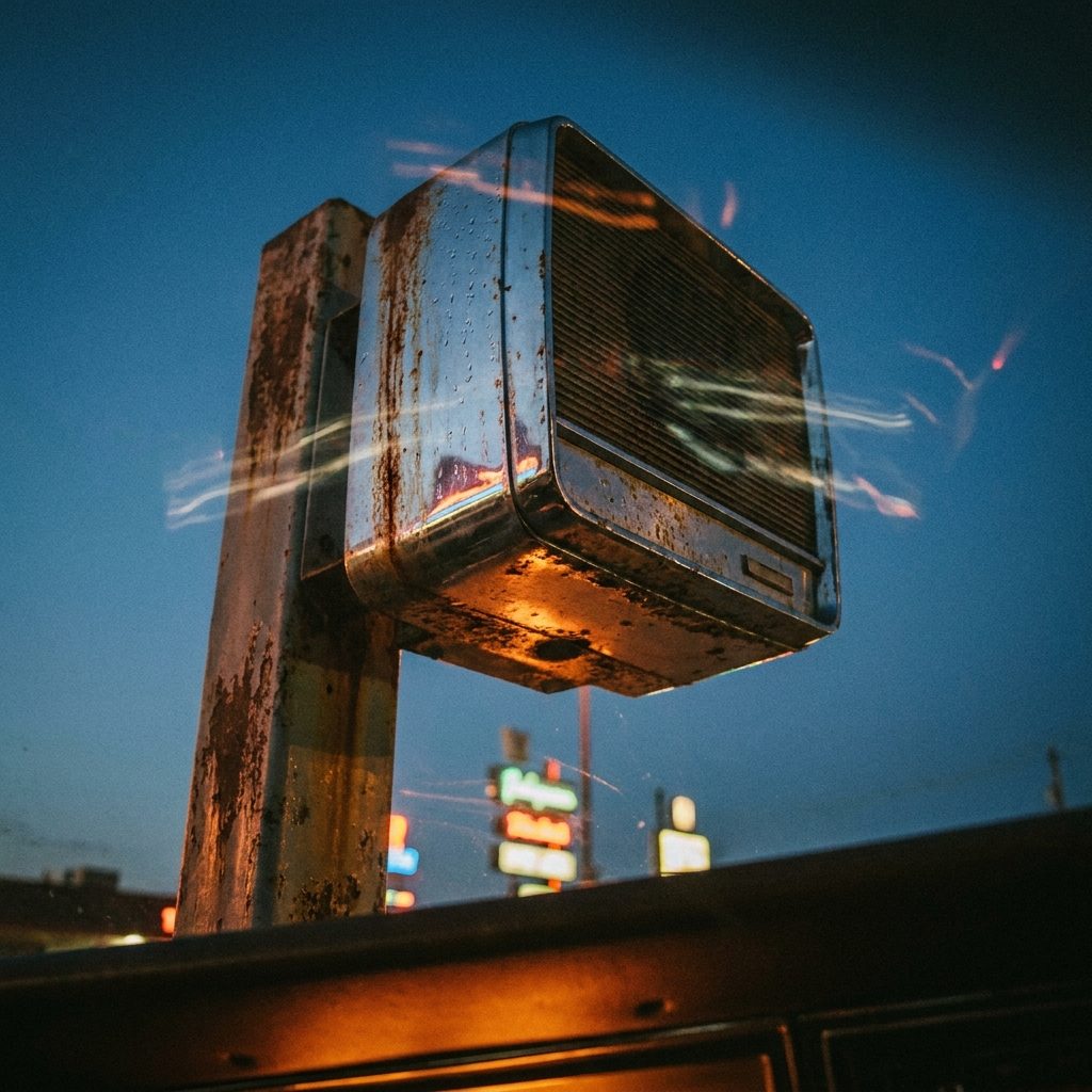 The Overhead Speaker That Crackled Before Anyone Said a Word