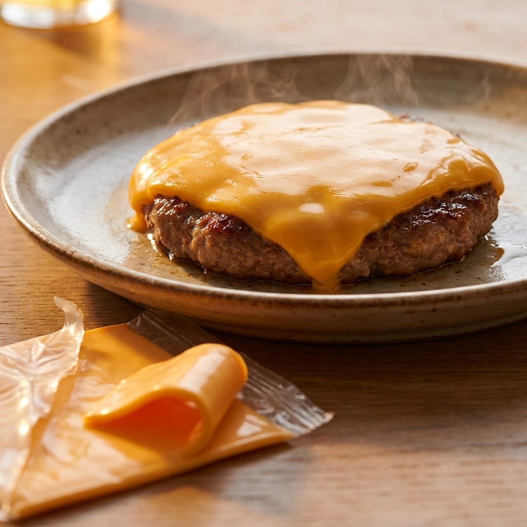 Processed Cheese Slices That Melted Into Everything