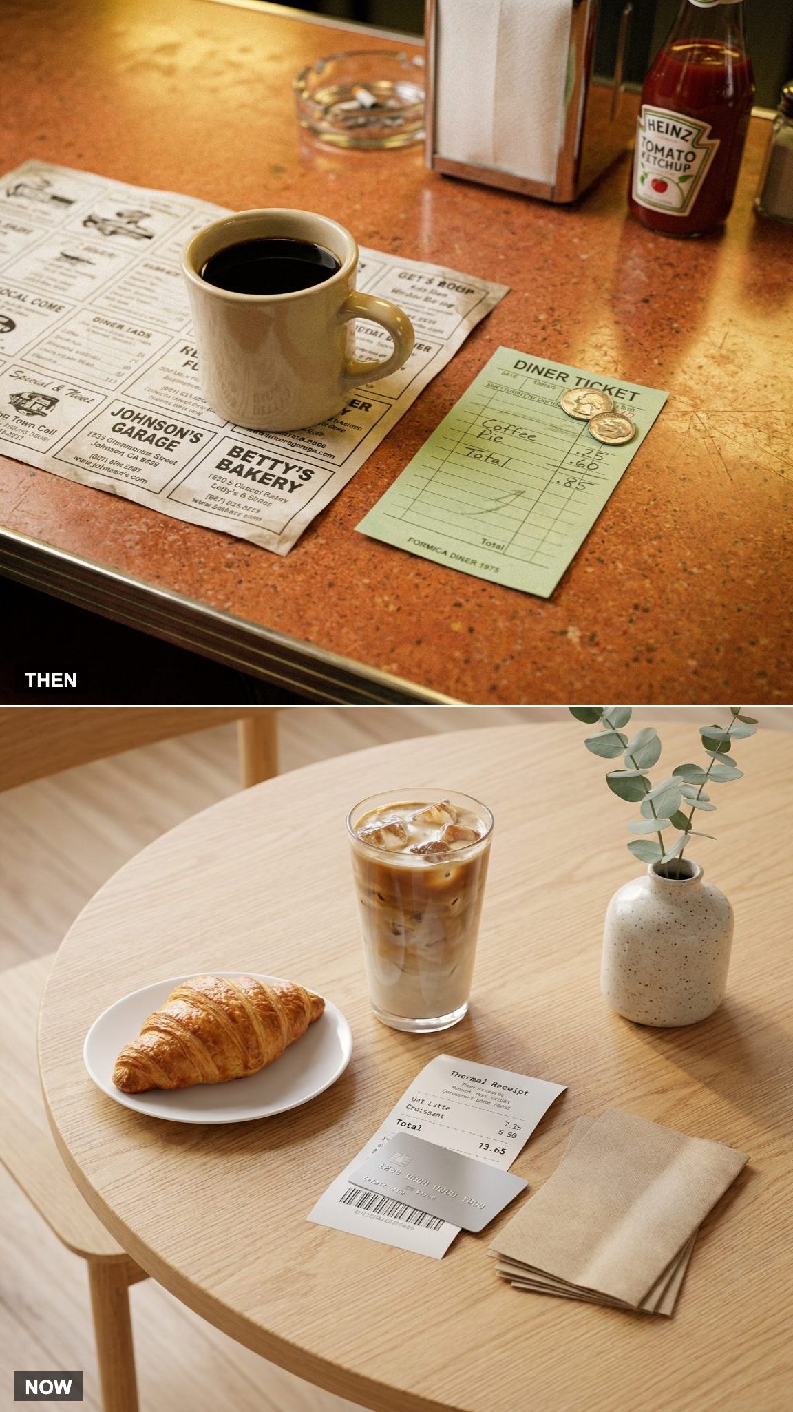 A Quarter for a Cup vs. Seven Dollars for a Latte