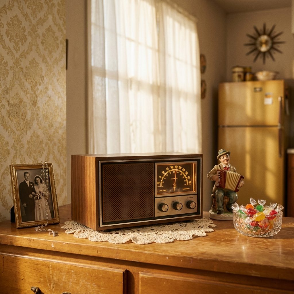 The Radio Playing Italian Music from a Station Only Grandpa Could Find