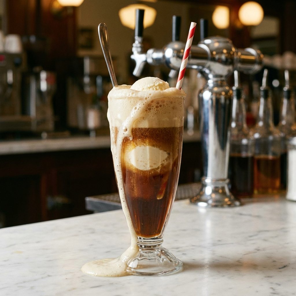 The Root Beer Float Where the Ice Cream Fought the Foam