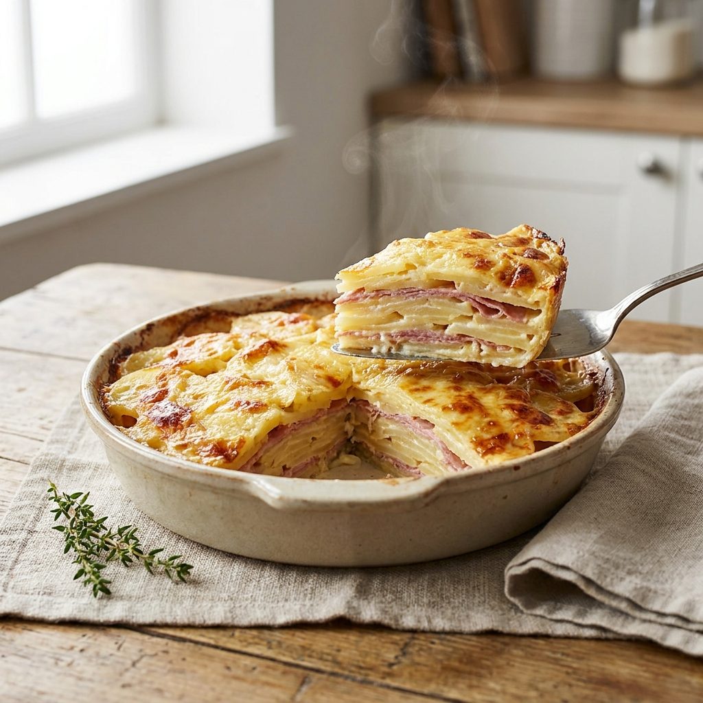Scalloped Potatoes and Ham