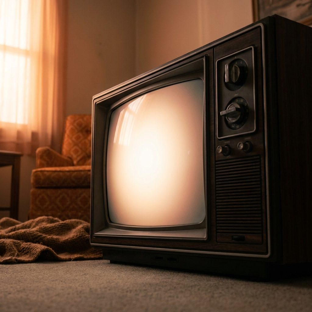 The Specific Sound the TV Made When It Warmed Up Before You Could Watch Anything