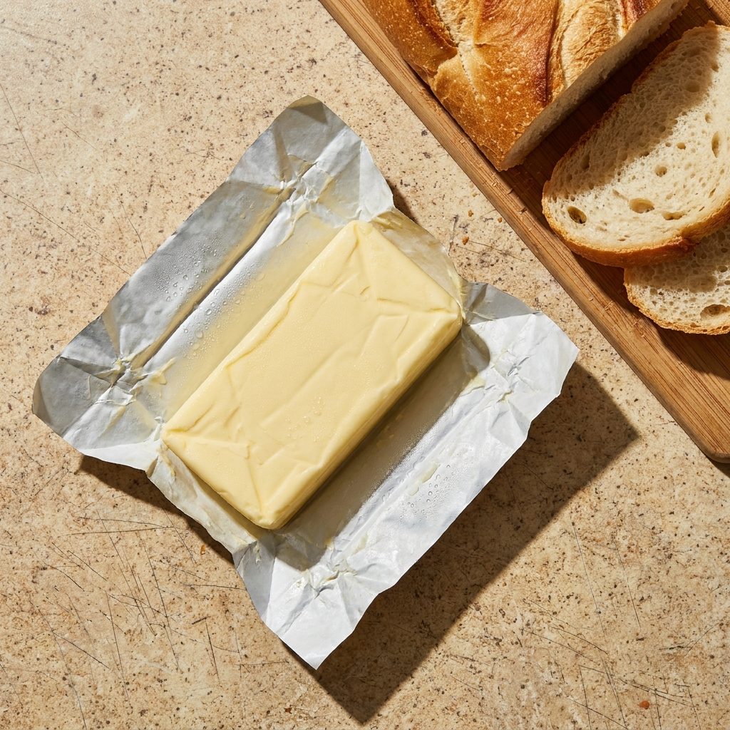 The Stick of Butter That Got Unwrapped While the Bread Was Already Sliced and Waiting
